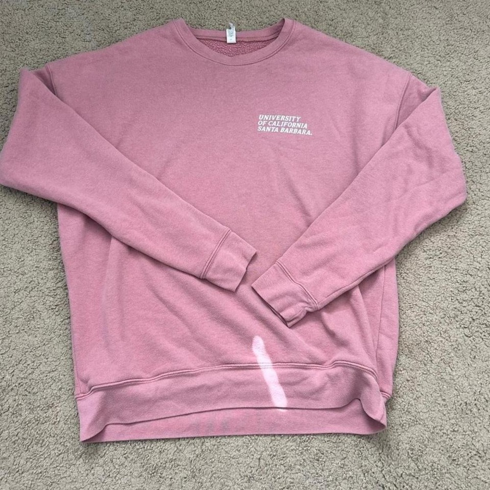 Pink vintage University of California Santa Barbara crewneck